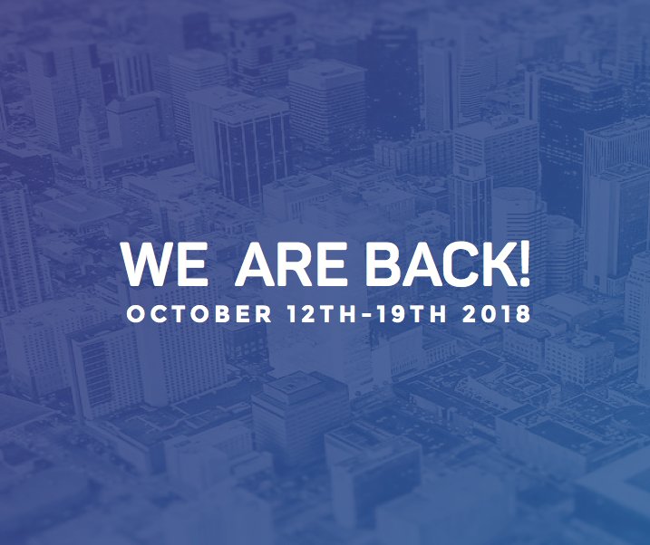 dendesignweek's tweet photo. Alright, Denver. Who is ready for another Design Week?? We will be back and ready for action October 12-19th this year! Mark those calendars.
#dendesignweek #denver #designweek #2018 #logo #new #announcement #denverdesignweek #october #thingstodoindenver #AIGA #modernindenver https://t.co/udwKSml3Bv