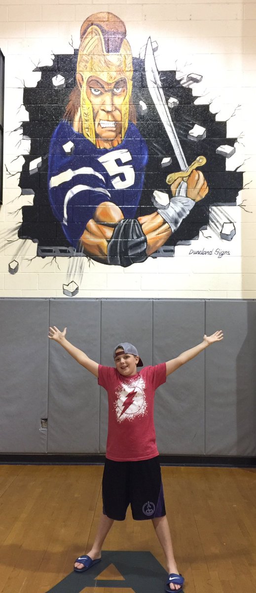 MaggieHoder's tweet image. Someone is ready to be a Spartan!! #SalemProud