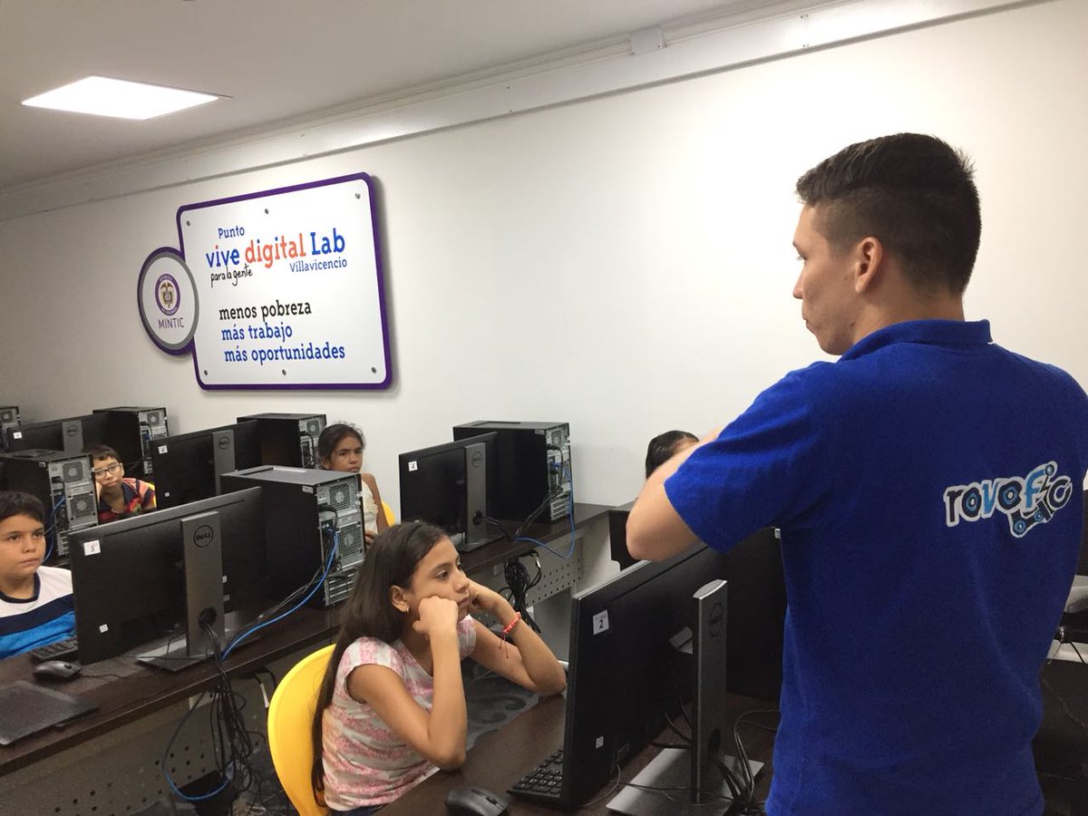 PvdLabVillavo's tweet photo. Hoy fue un gran día donde #niños y #niñas se divirtieron y aprendieron sobre #Programación con el #ScratchDay de ROVOFIC en el Pvdlabvillavo #Tecnologia #Ciencia #Innovación https://t.co/3JlKSbV130