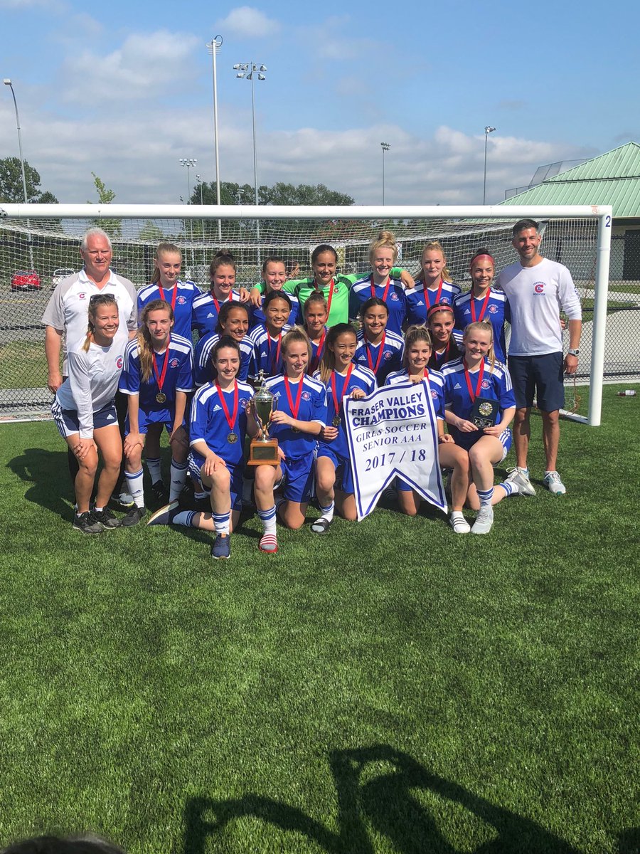 RobSollero's tweet photo. Congratulations to Centennial Senior Girls for winning the Fraser Valley Championships. @sd43 @Centennial43 https://t.co/lHlWVgQnDC