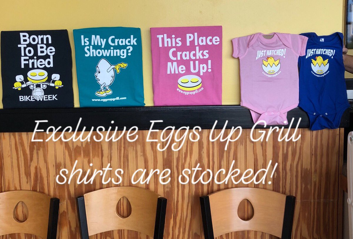 EUGConway's tweet photo. Our “Born To Be Fried” shirts are stocked just in time for #bikeweek ! A variety of sizes are available in all styles! Makes great souvenirs! 😃#MyrtleBeach 🏍🍳🤩 https://t.co/LIuneKcUqI