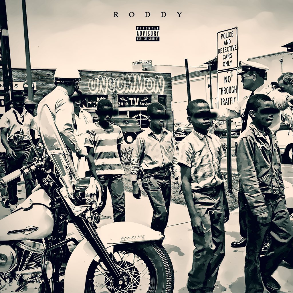 young_roddy's tweet photo. New Ep dropping May 23 “UnCommon” artwork by @av_marvin #ButWhatThatIs https://t.co/xgmG9gcYWe