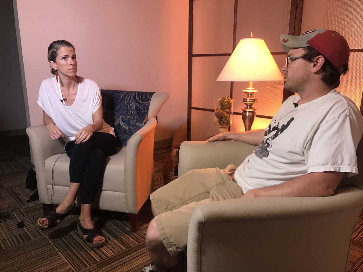 EmilySzink's tweet photo. Usually my photographer @WadeLux is behind the camera. But, today he got interviewed about a piece we did back in February inside the Nebraska Correctional Center for Women. In case you missed it, here is a link to the amazing program #DanceToBeFree https://t.co/latVNwPfEE… https://t.co/jIPcATByTS