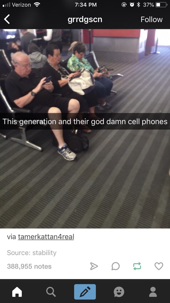 jollysmithh's tweet photo. on tumblr &amp; .....the lady in the colored shirt is my grandma 😭 https://t.co/O0Xcfnp2mD