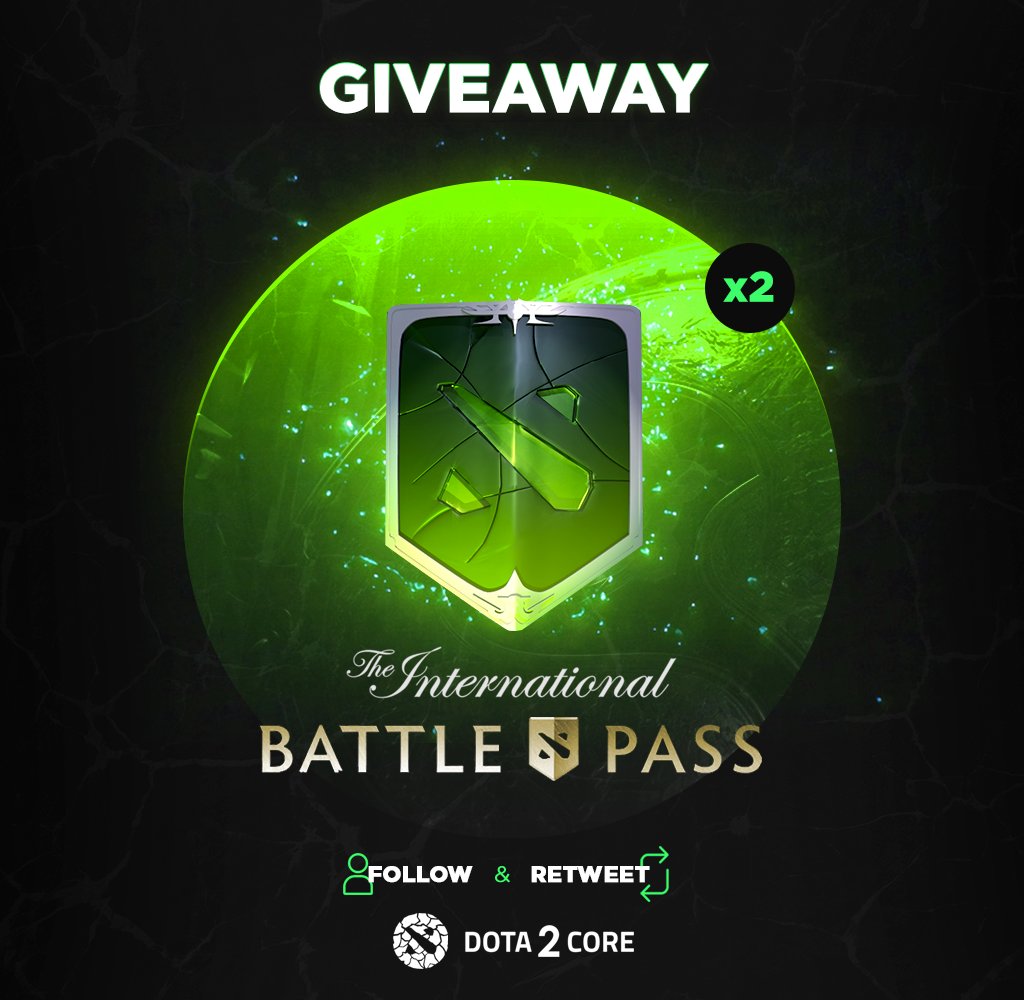 gocoredota2's tweet photo. 🎁#TI8 Battle Pass GIVEAWAY🎁 #MDLChangsha 

HOW TO ENTER:

1⃣Follow @Dota2Core 
2⃣Retweet this status
3⃣Subscribe to our YouTube: https://t.co/U32iFiHtBN

GL! Winners will be picked May 30th! 🔥 https://t.co/bKYJSZLwU0