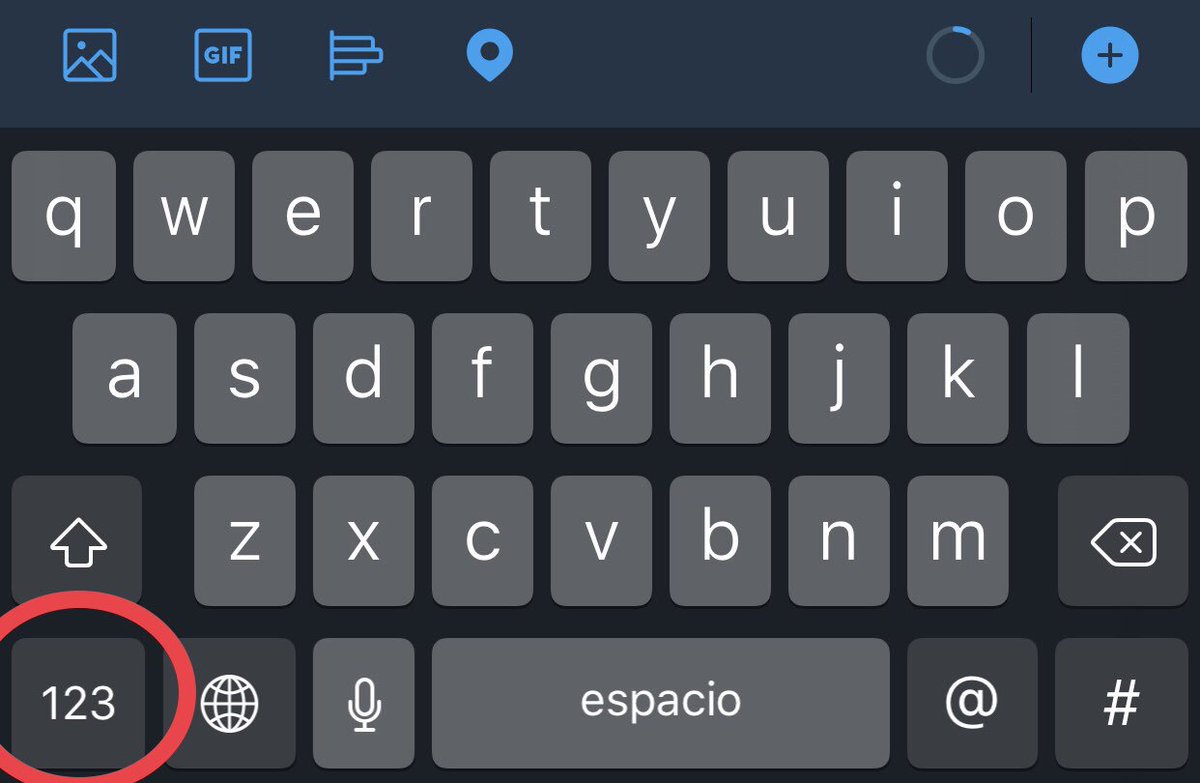 ColachoAguilar's tweet photo. If you want to continue your tweet in a new line press the “123” button for the “return” option
Si quieren continuar su tuit en otra línea/renglón presione el botón “123” para la opción de “intro”
#iOS #ProTip #TweetingBasic https://t.co/7gBExtyCga