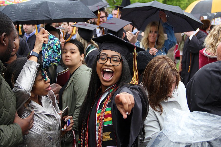 BloomsburgU's tweet photo. Has it sunk in yet? ππΎ #TBT #BUClass2018 #HuskyPride #AGreatPlaceToBeYou πΈπ https://t.co/qZIpyVcjQy https://t.co/SgJZhbeT5B