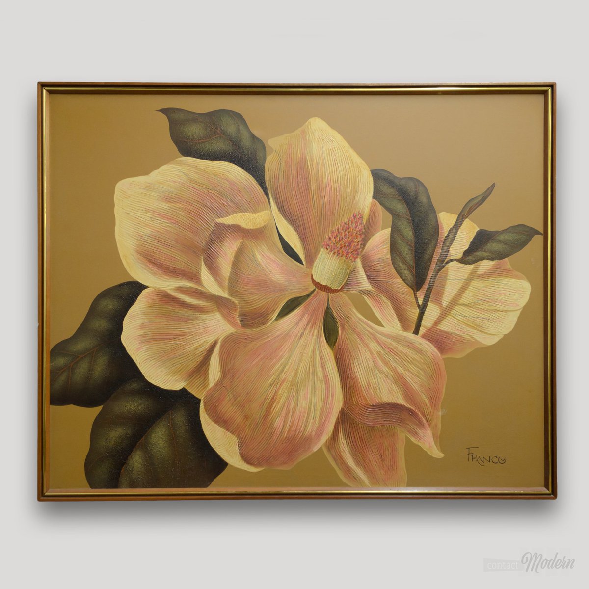 contactModernSA's tweet photo. Original 1970s painting: Magnolia by FRANCO. Measures: 50” x 62” including frame
.
#modernart #vintage #magnolia #flower #warm #vintageart #instagood #artwork #california #floral #framedart #franco https://t.co/q40IEfqGE8