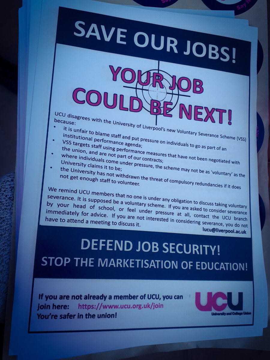 smgfletcher's tweet photo. A lovely evening for a walk into Liverpool to support comrades in @ULivUCU2 saying no to redundancies at University of Liverpool https://t.co/rvhww8CHCG