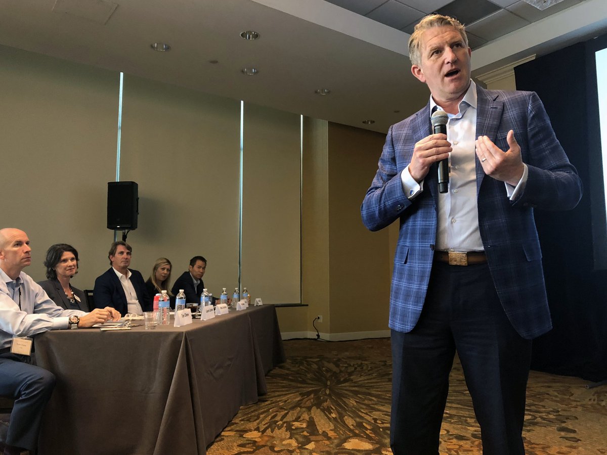 SlalomChicago's tweet photo. "There will be a winner announced today, but really, you're all winners, helping people in your community benefit from the creation of your work." - Brad Jackson #slalomhackathon #imwithslalom #loveyourfuture https://t.co/FpQcLuYymR