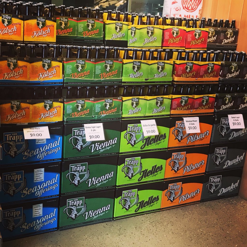 vonTrappBrewing's tweet image. Thirsty Thursday essentials. PROST! #vontrappbierhall #thirstythursday #haveyouhadourkolschyet #kolschstyle #beer #beerdisplay #stowevt #austrianstyle #prost