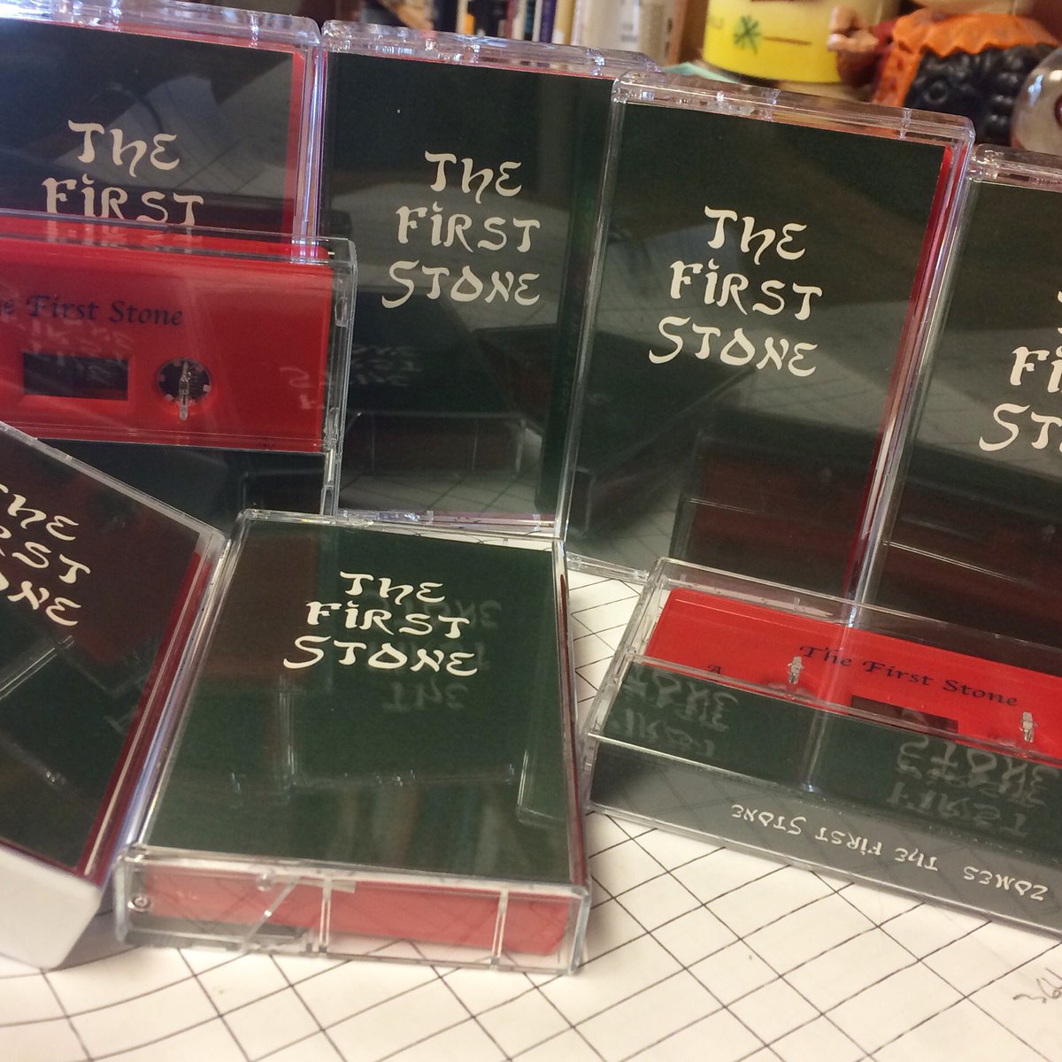 NormalsBooks's tweet photo. Brand new #Zomes tape, "The First Stone", is in! $10. https://t.co/BULVc49MYl
