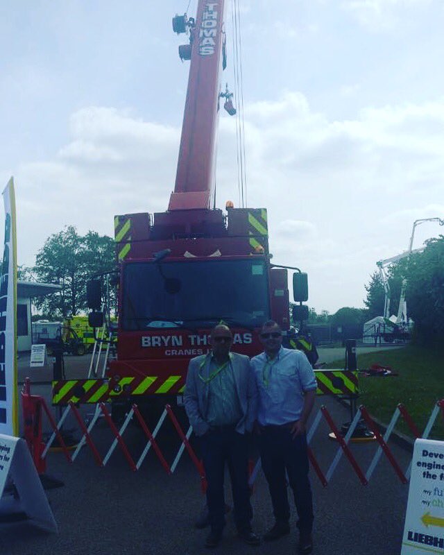 Happy days ..... #vertikaldays2018 
New addition to the group 👊🏼
#liebherrcranes