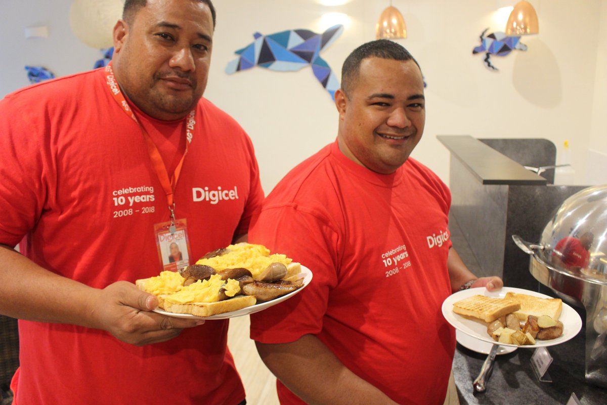 DigicelTO's tweet photo. Mr Ben Kealy, CEO for Digicel Tonga treated all Fathers with a buffet breakfast at Tanoa International Hotel.
From OUR DIGICEL FAMILY, we wish you a Happy Father's Day.
#DigicelTonga #FathersDay #DigicelFamily https://t.co/jox8i88Fam