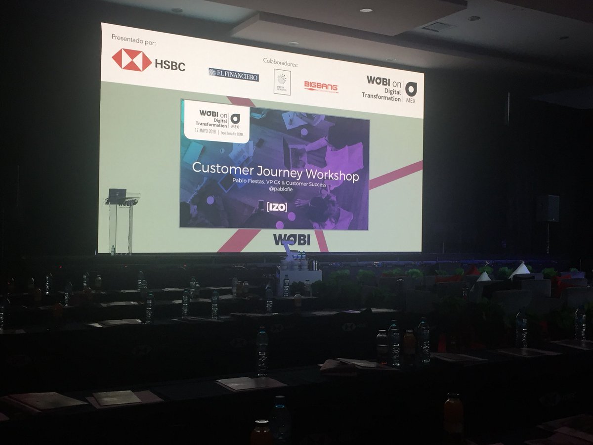 pablofie's tweet photo. Ya tenemos todo listo para arrancar el Customer Journey Workshop en el WOBI on Digital Transformation, con herramientas y casos para hacer realidad nuevas experiencias #wodmex @IZOInsights https://t.co/ygHatBvHDA