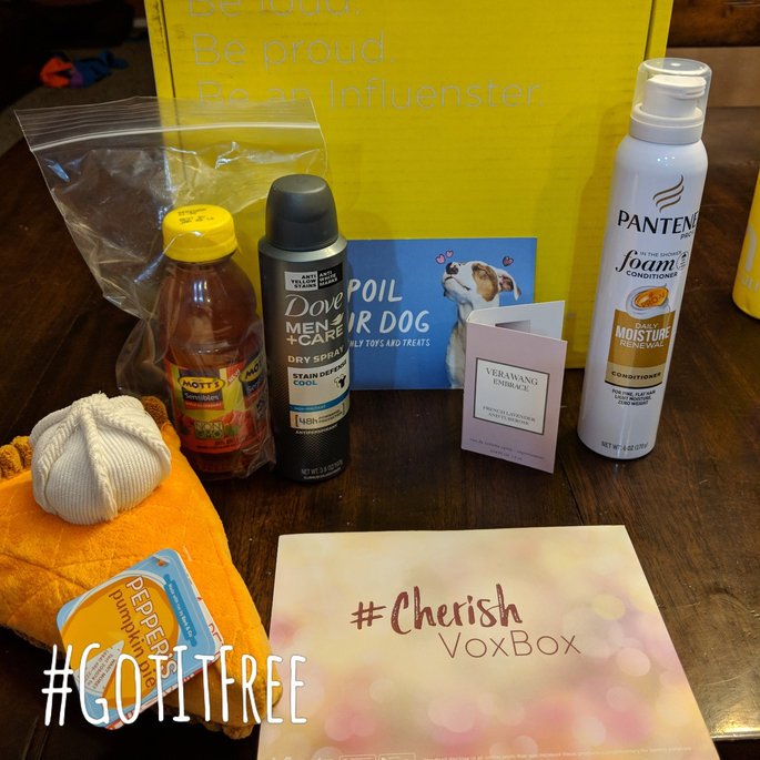CrunchyRN's tweet image. So fun to come home to surprises for everyone! #influenster #gotitforfree #cherishvoxbox