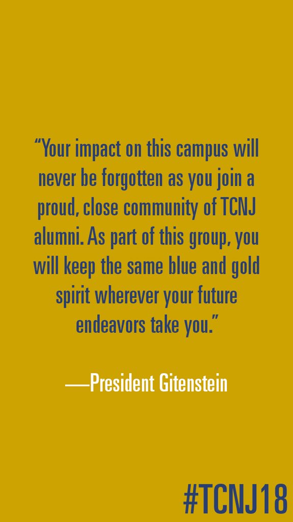 TCNJ's tweet photo. #TCNJ18 https://t.co/idEM5JFCNX