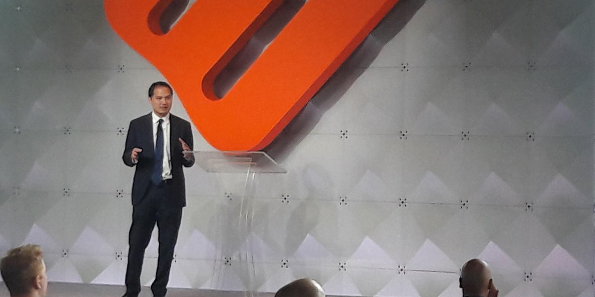 WorkFusion's tweet photo. Our goals: standardize, regionalize, and virtualize care. We see our partnership with WF, and #IntelligentAutomation in general, as key components of a number of technologies we consider important for delivering that care. — Dr. David Tsay, CIO of New-YorkPres #Ascend2018NYC https://t.co/ywRj0ySNq7