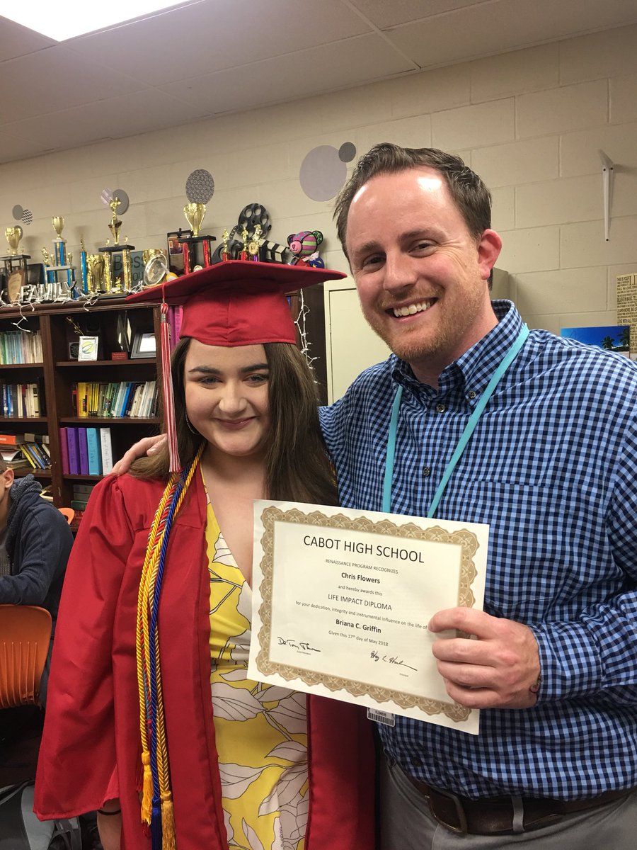 Debate_Cabot's tweet photo. I am so lucky to have been BG’s coach for the last five years! Today she honored me with her Life Impact Diploma and I was speechless. She was such an amazing presence and leader on our team. Cabot Debate will definitely miss her!@cabotsd https://t.co/0PBP17kWDd
