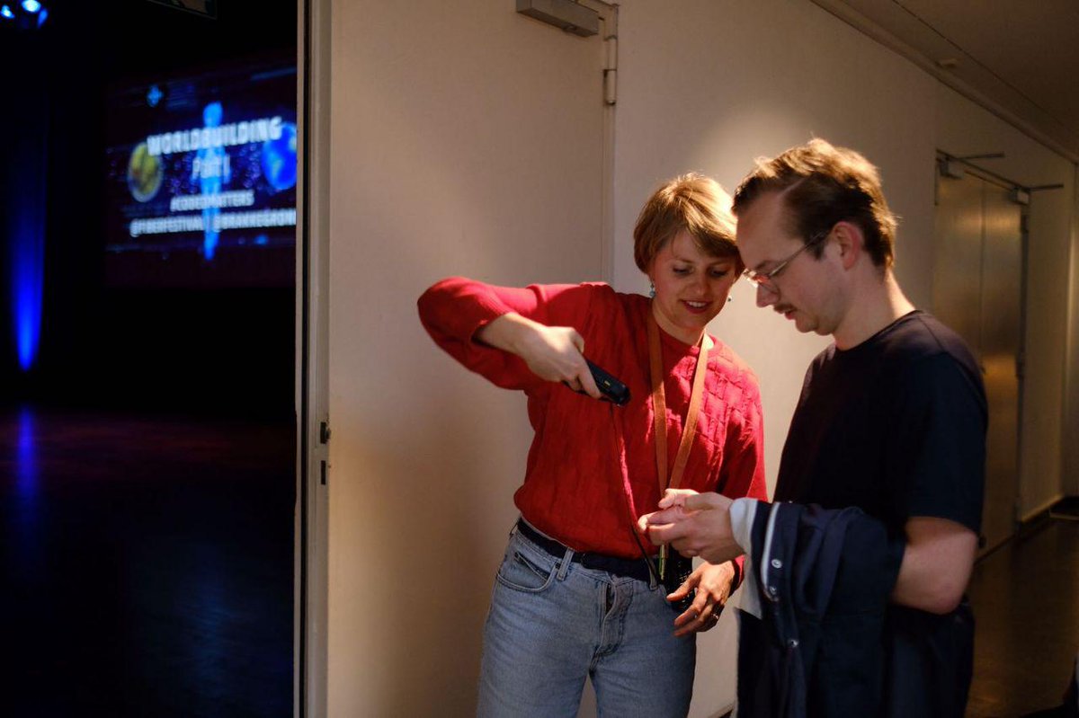 FIBERFestival's tweet photo. We will return after the break with our last speaker of the night: @zachblas , a US-based artist, filmmaker and writer, whose practice spans technical investigation, theoretical research, queer &amp; feminist futurity, conceptualism and science fiction... #codedmatters https://t.co/AR6HHs8ExC