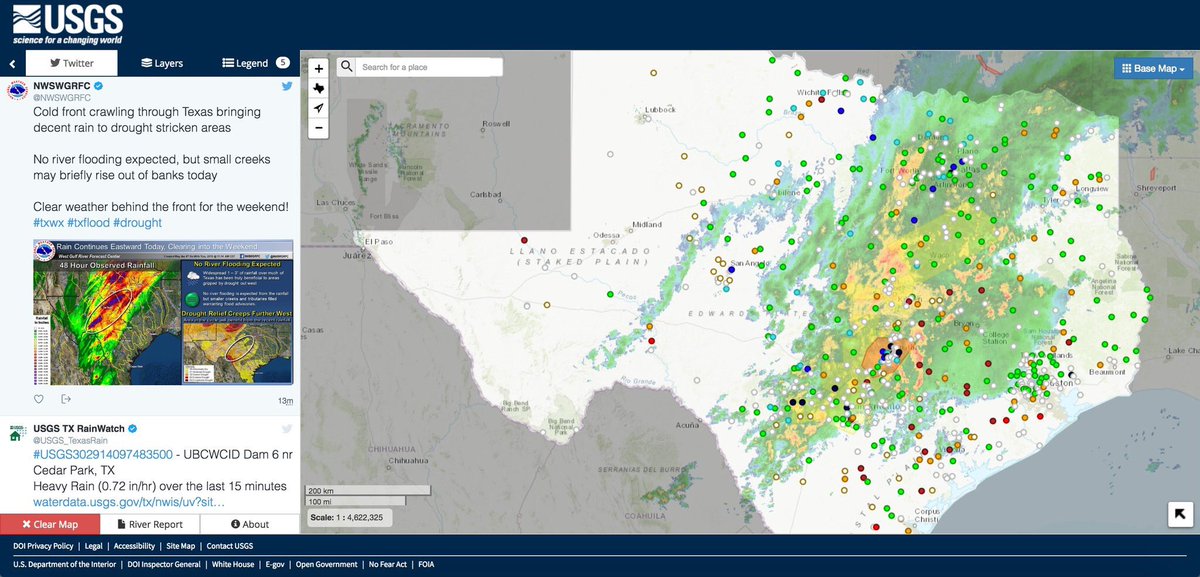 USGS_Texas's tweet photo. .@USGS_Texas staff talk to First Responders at the @TDEM Texas Emergency Management Conference #TEMC2018 in San Antonio about the USGS Texas Water Dashboard and other hydro info available to the public. #txwater #txflood #bewateraware #dataviz https://t.co/cM5m3VKVR3
