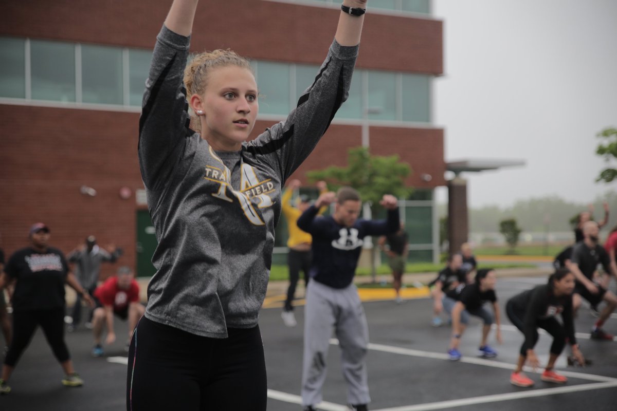 USMarineCorps's tweet photo. University coaches may be familiar with morning PT, but they've never seen a workout like this.

Marines led coaches through a motivational run and workout before they started their first day of the Coaches Workshop aboard @MCB_Quantico. #MCRCWS https://t.co/X1gfyV8FBU