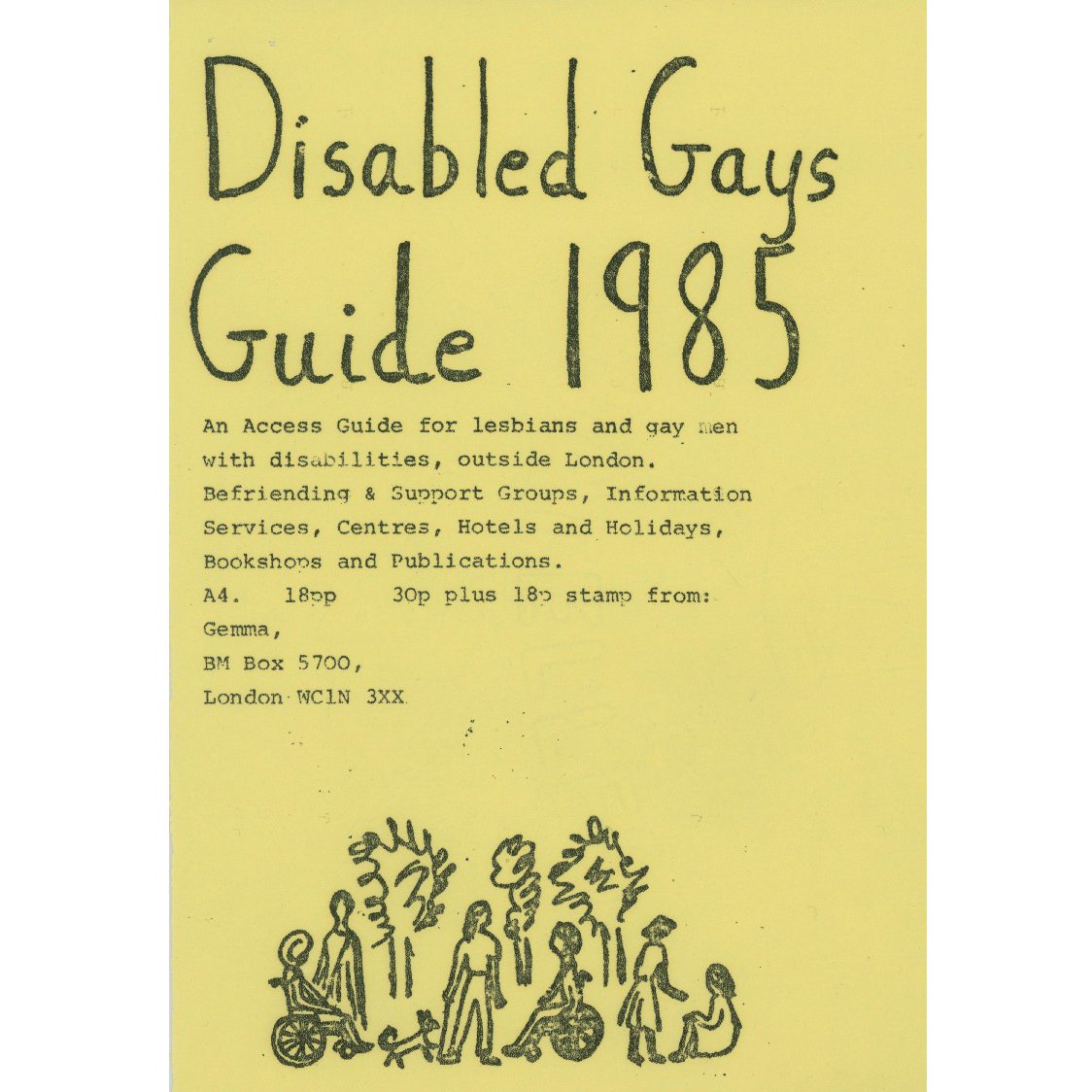 SuprQueero's tweet photo. Disabled Gays Guide, 1985. (Hall-Carpenter ArchivesLSE Library)
-
#superqueero #superqueer #LGBTHistory https://t.co/oWdQXZCgll