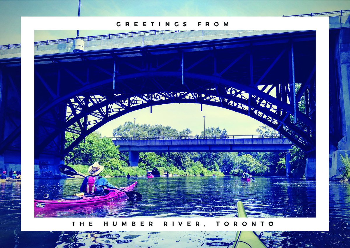 DiscovertheDon's tweet photo. Be a tourist in your own city! Explore #Toronto's waterways with the 10 Waters Experience kayaking tours, a new program by #TRCA! Paddling guide provided by @CompletePaddler. No experience necessary. First tour starts June 7! Book today at https://t.co/w8Vxbt9XEL ! #10waters https://t.co/cghY5juUkG