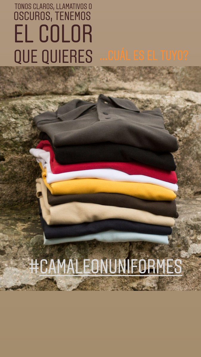 CamaleonUniform's tweet photo. Seas del sector que seas tenemos tu color!!! #camaleonuniformes https://t.co/Zbd9PLAgT7