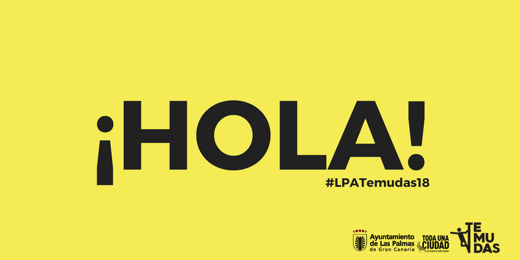 LPATemudas's tweet photo. 👋 Ya estamos por aquí calentando motores para el #LPATemudas18. Recuerda que mañana a las 10:30 presentamos el cartel oficial, ¡y estamos deseando que lo conozcas! Solo un problema: querrás que el 5 de julio llegue YA. https://t.co/WuPd1NWuUk