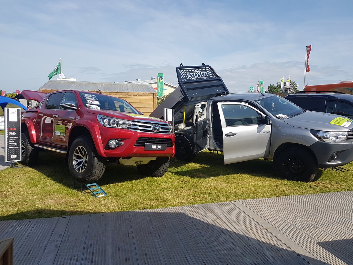 If you want to view the Arctic Hilux and the tipper head down to the Mole Valley Stand at Devon county #molevalley #devoncountyshow <a href="/SnowsToyota/">Snows Toyota</a> <a href="/ToyotaMotorCorp/">Toyota Motor Corp.</a>