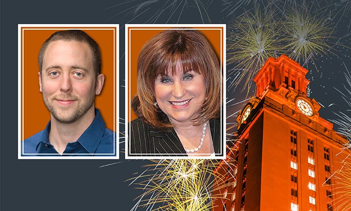 TexasScience's tweet image. Two of our successful alumni, Nick Conley (CEO &amp;amp; co-founder of @EpiBiome) &amp;amp; Lana Cain Krauter (CEO of @CharmingCharlie), share some words of wisdom for our graduating students.
cns.utexas.edu/news/6-key-ins…

Both will address our #UT18 #CNSGrad commencement ceremonies on Saturday.