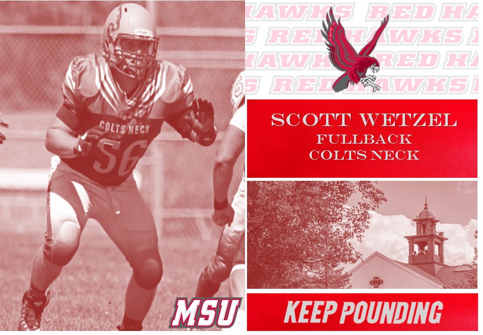Montclair_FB's tweet photo. 🚨Montclair State University Football Welcomes - Scott Wetzel from @TheCNCougarDen to the nest #KeepPounding #Classof2022 https://t.co/3d58Xlo0Dz