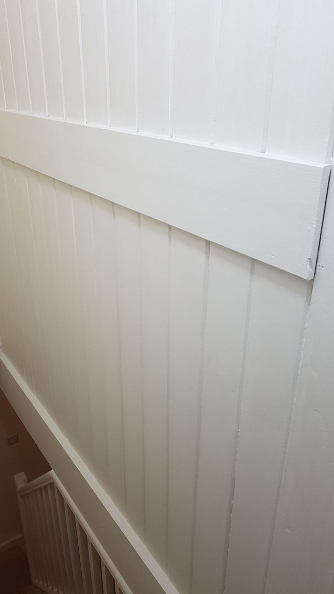 Jenthedecorator's tweet photo. @tidyisntit @TwoFussyBlokes @JohnstonesTrade @picassobrush @handypaint it was previously gloss gone yellow. I sanded back and 2 coats of @JohnstonesTrade #Aquaundercoat then 2 #covaplus https://t.co/DVnunMqlHF
