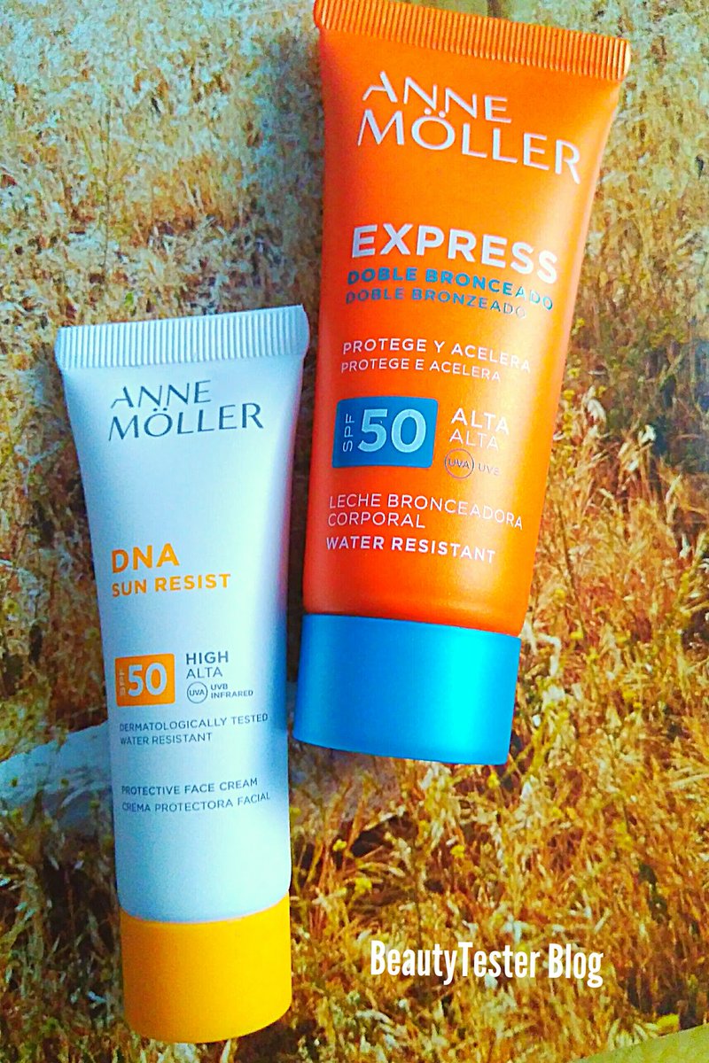 BeautyTestrBlog's tweet photo. ¿Preparadas para el buen tiempo? he estado probando el #protectorfacialsolar de la gama #DNASunResist y la #lechecorporal de la gama #express de @annemollercosmetics. Gracias a #annexperienceclub.
La reseña y mis impresiones de ambos productos en el Blog.https://t.co/hDH76o9BPS https://t.co/3WdvCaMzxq