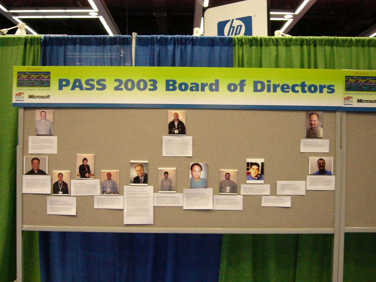 kekline's tweet image. #PASSMemories - PASS 2003 Board of Directors #sqlfamily #sqlpass