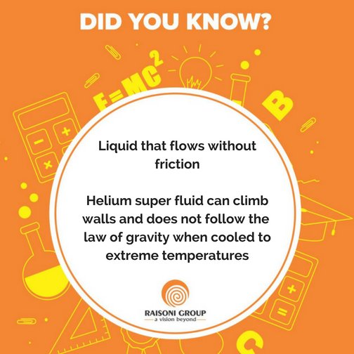 raisoniworld's tweet photo. Discover this astonishing fact about helium super fluid.
#RaisoniGroupOfInstitutions #RaisoniGroup #RaisoniWorld #College #University #TopCollege #Admission #Facts #Engineering https://t.co/c0Ez9Ibfzg
