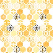 CrouchPatterns's tweet image. found this #hexagon #fabric #pattern #design from @Spoonflower it is based on a #honeycomb and uses a mix of different #yellows to create an interesting design. there is also images of #bees within the design which adds something different and makes the design itself stand out