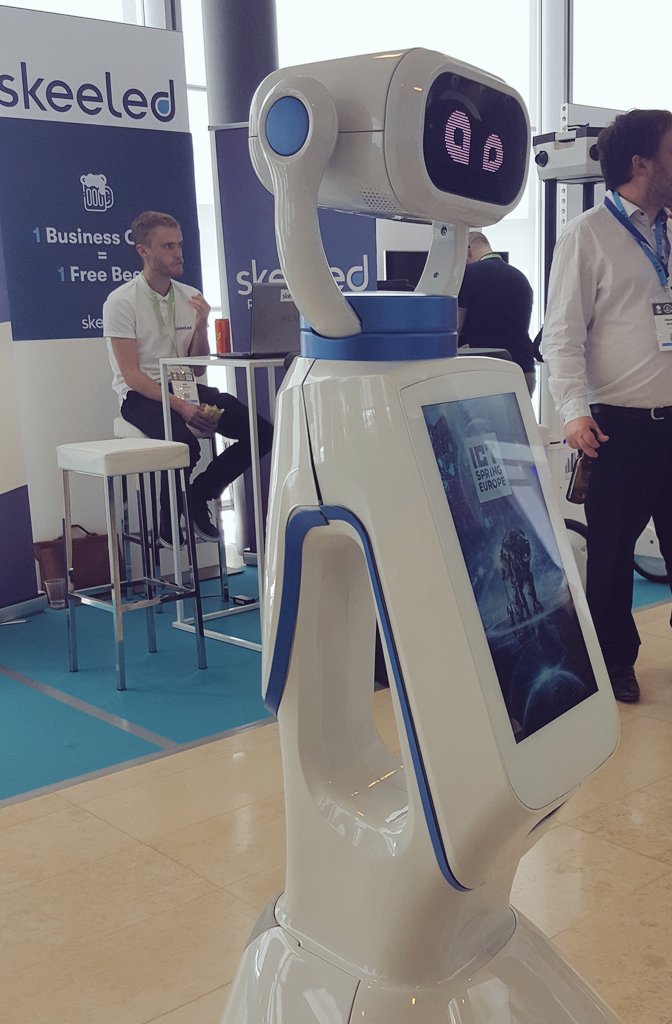 Ji_Els's tweet photo. Very nice impressions @ICTSpring #fintech #AI https://t.co/TObr9byh5A