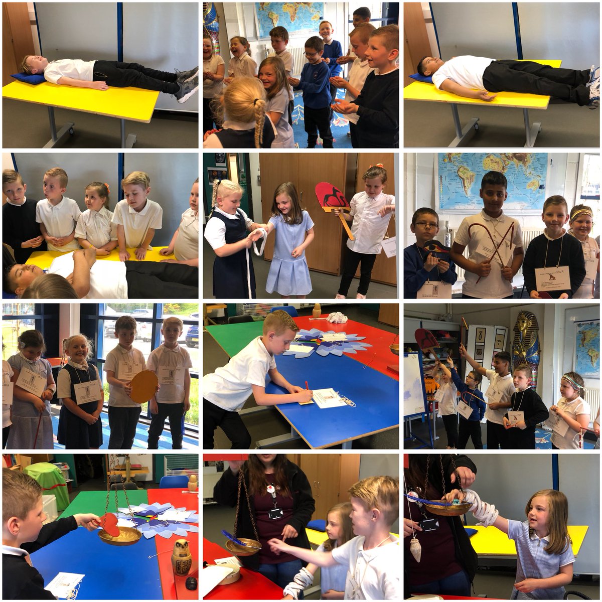 P4PiriePark's tweet photo. P4b were being archaeologists today @GMRCNitshill finding out more about Ancient Egypt and looking at artefacts from this time 😃 🇪🇬⚱️ https://t.co/YD9c6a6BCD