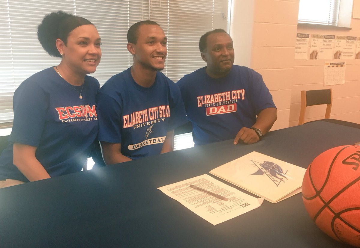 WAVQRadio's tweet photo. Northside’s Gabe Kirkendoll will be continuing his basketball career at Elizabeth City State University, joining former teammate Zach Hobbs.  #nhsmonarchs https://t.co/9xnGQaZygG