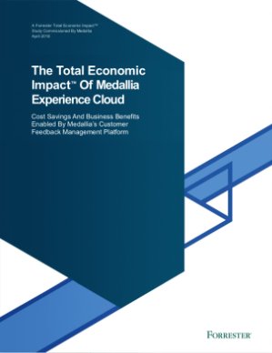 podobnik's tweet photo. #forrester cites, "organizations using the @Medallia customer experience management platform experience $35.6M in value and ROI of 591% in 3 years with payback in <6 months." How 'bout them apples? #CXmagic https://t.co/COJ4GTyPBQ https://t.co/3gKD5Bjj4w