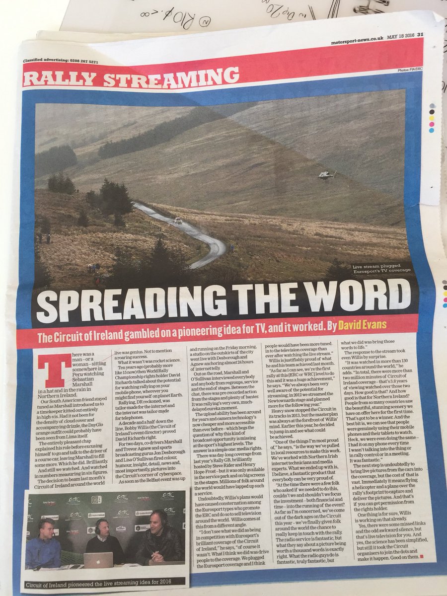 Trevor Agnew (@taagnew) on Twitter photo #TBT This came up on my timeline from 2 years ago. The word seems to be well and truly spread now <a href="/davidevansrally/">David Evans</a> <a href="/WillisBobby/">Bobby Willis</a> <a href="/CircuitIreland/">Circuit of Ireland</a> #wrclive #TBT This came up on my timeline from 2 years ago. The word seems to be well and truly spread now <a href="/davidevansrally/">David Evans</a> <a href="/WillisBobby/">Bobby Willis</a> <a href="/CircuitIreland/">Circuit of Ireland</a> #wrclive