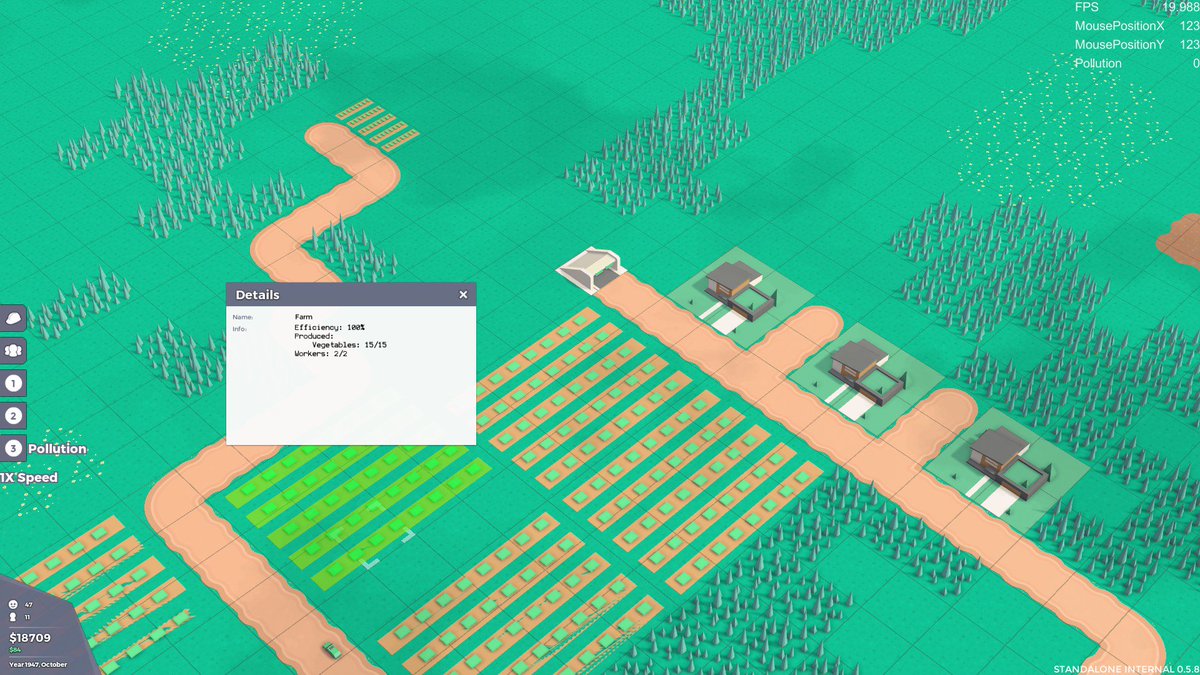 Townsized_Game's tweet photo. Planting crops and establishing a small #townsized village https://t.co/D5xVWlYzRy