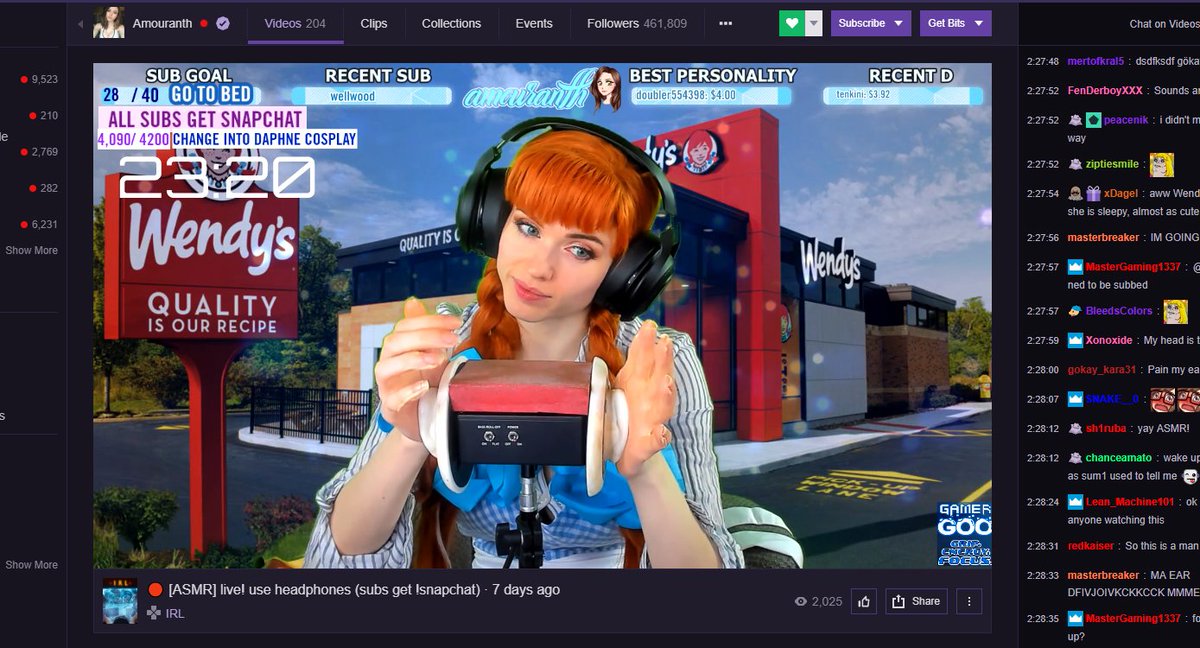 _Reviticus_'s tweet image. Just spent the past hour watching Wendy @Amouranth, giving me #ASMR Kreygasms. #DoNotJudgeMe