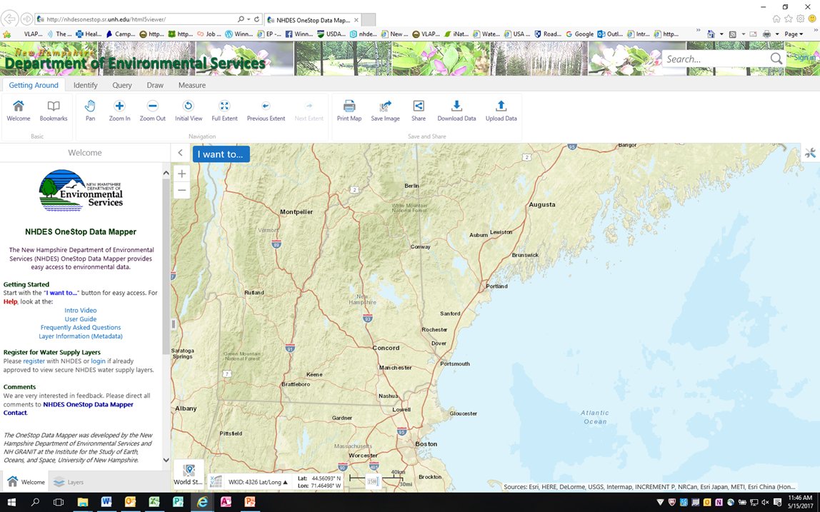 NHDES's tweet photo. See all the sampling locations (and data!) available in NHDES' Environmental Monitoring Database on the OneStop Data Mapper. https://t.co/IxuTG1c3qD
#NHVLAP #CitizenScience #WaterQuality #Watershed #NH #Volunteers #data #Maps #Mapping #environmentaldata https://t.co/1D7DHyCDdn