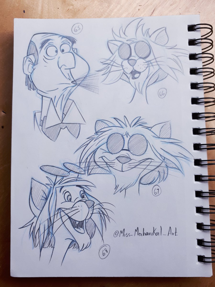 MissMechanikal's tweet photo. Facial expression practice with Disney Characters.
Goal: 70/300 facial expressions. @ApoyaAlArtista @ConoceArtistas @TheArtBond @Ayuda_artista #disney #aristocats #edgarbalthazar #hitcat #alleycats #everybodywantstobeacat #cats #sketch https://t.co/XJdPc7aDwS