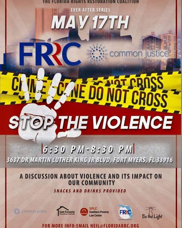 Be The Light is excited to be apart of this discussion with the Florida Rights Restoration Coalition. Collaboration within the community will lead to progress! 
#BeTheLight #Community #TeamWork #FortMyers #southwestflorida