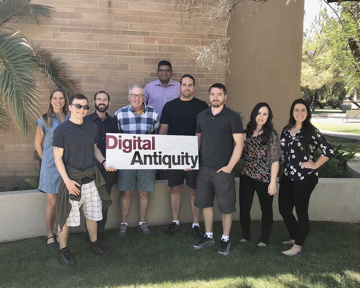 DigArcRec's tweet image. Digital Antiquity Staff Photo, May 2018 #staffpicture #haydenlibrary @ASULibraries @asuCLAS @ASUBeingHuman