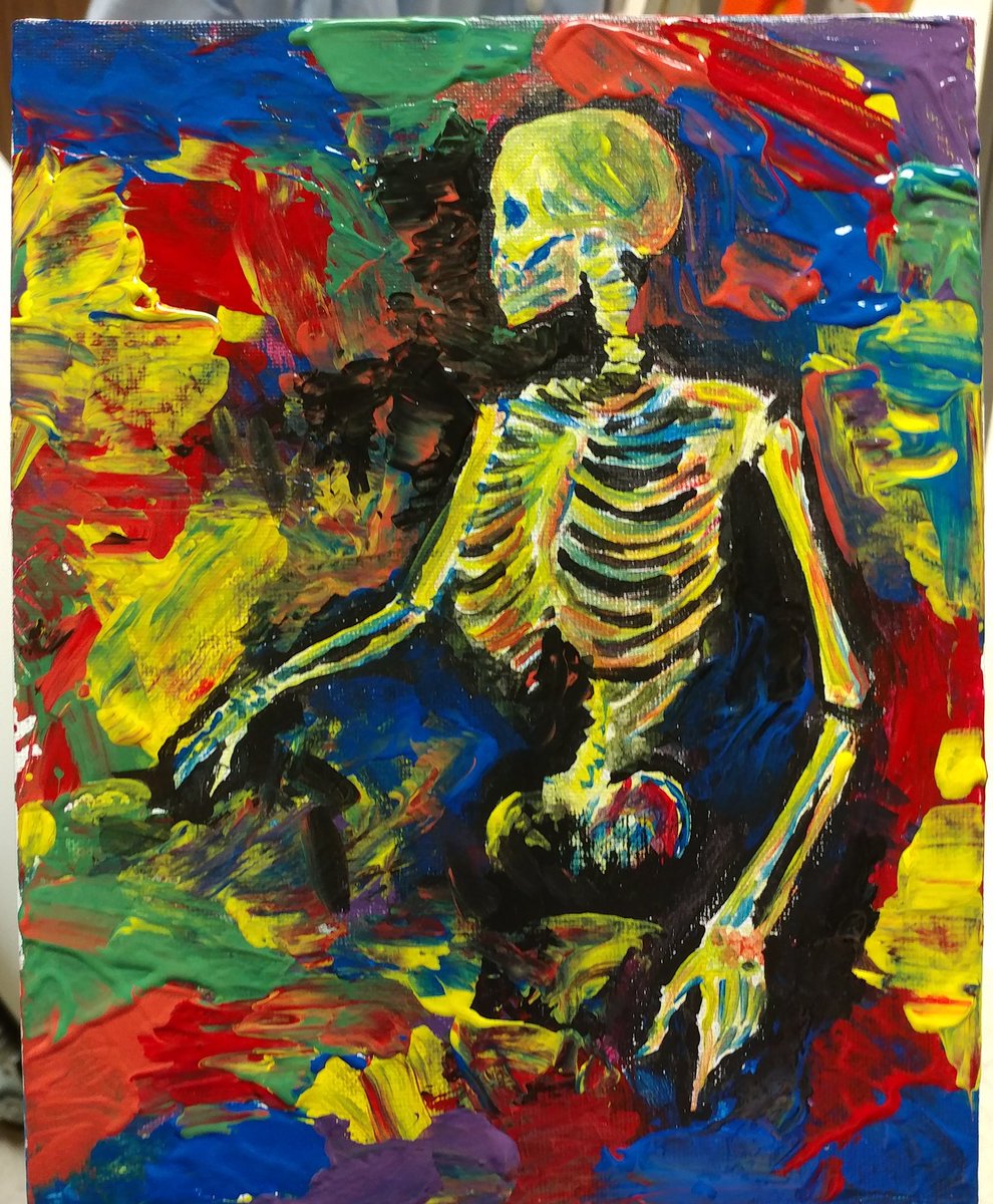 AHSFringeFest's tweet photo. Heres a sneak peak of some of @Hundiscanadian paintings that will be sold and on display tomorrow! Come check it out!!! https://t.co/oZwwMt5UNd